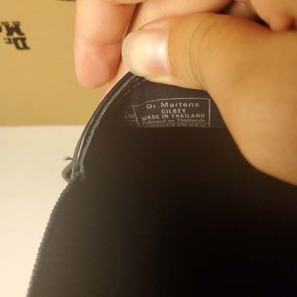 Dr Martens Gilbey Black Polished Smooth Slip On - Picture 6 of 9